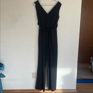 Calvin Klein Elegant Black Open Back Jumpsuit - 6